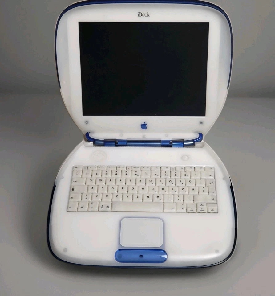Apple iBook G3 Clamshell M6411 Blau Mac Notebook Computer Vintage 2000 - Bild 3 von 4