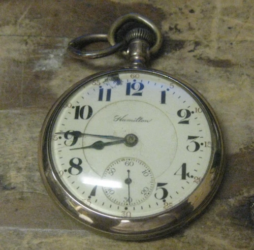 Antique Hamilton Railroad Pocket Watch 992 21 jewels
