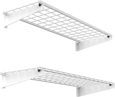 2-Pack 15x45 Heavy Duty Garage Wall Shelving, Wall Mount Storage Rack 400lb