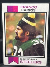 1973 Topps Franco Harris #89 Rookie Card RC Pittsburgh Steelers HOF NFL. rookie card picture