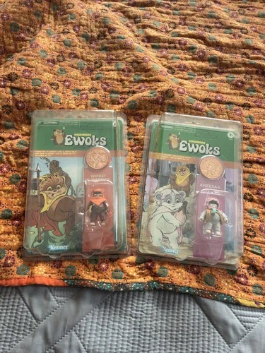 Star Wars Ewoks Cartoon WICKET W WARRICK w/ Coin 1985 Kenner MOC Unpunched New
