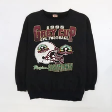 Vintage Saskatchewan Grey Cup 1995 Sweatshirt Size Large 90s CFL