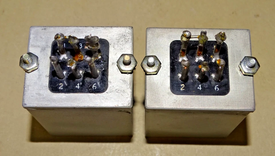 Par, Transformadores de Entrada Western Electric Tipo 289A, Bueno Foto 3 de 4