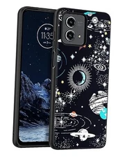  Compatible with Moto G Stylus 5G 2023 Case, Glow in The Dark, Slim T941-Black