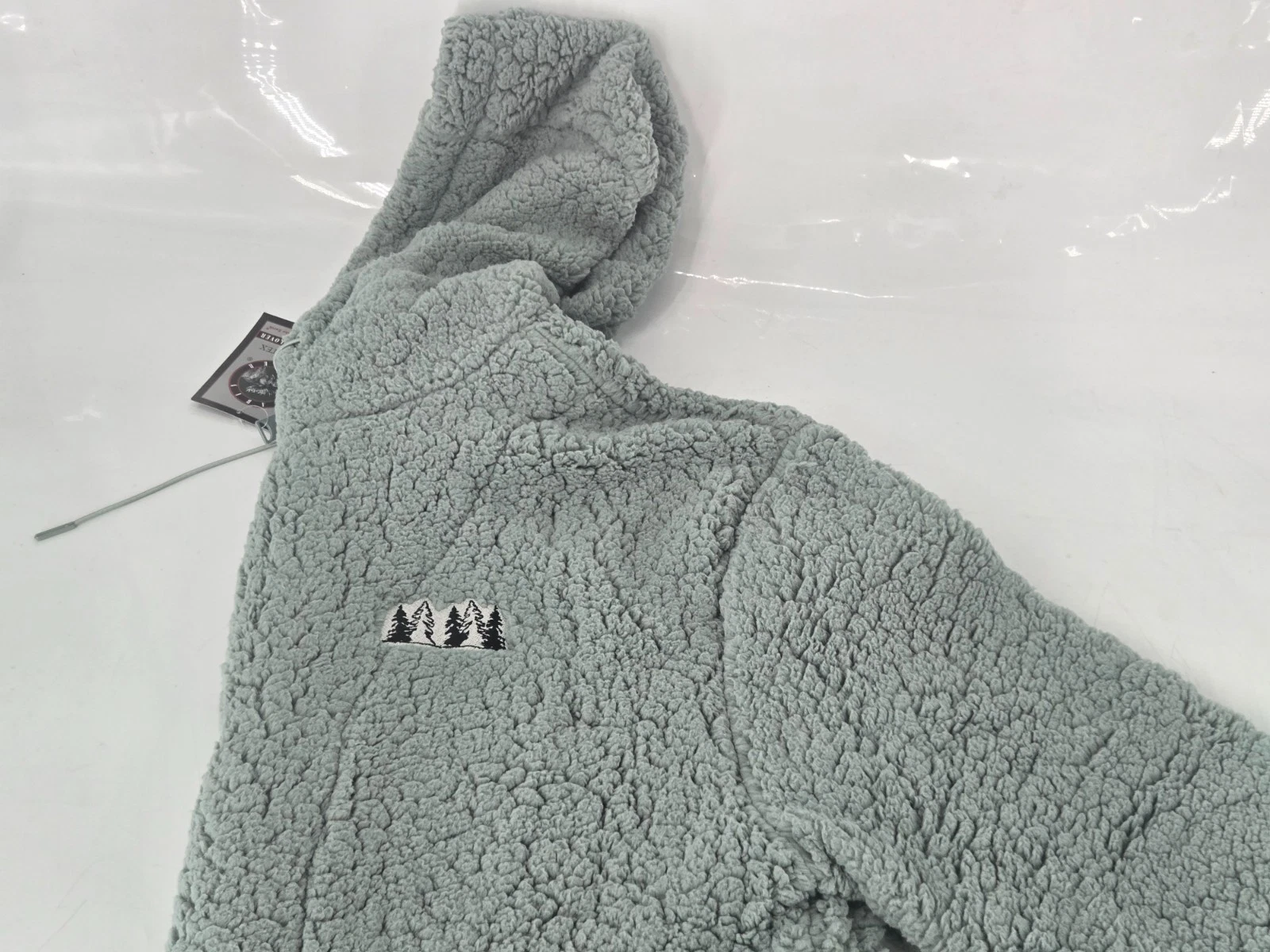 Cabin Fever By Ramatex Women's 2XL Sage Green Sherpa Pullover Hoodie Outdoor