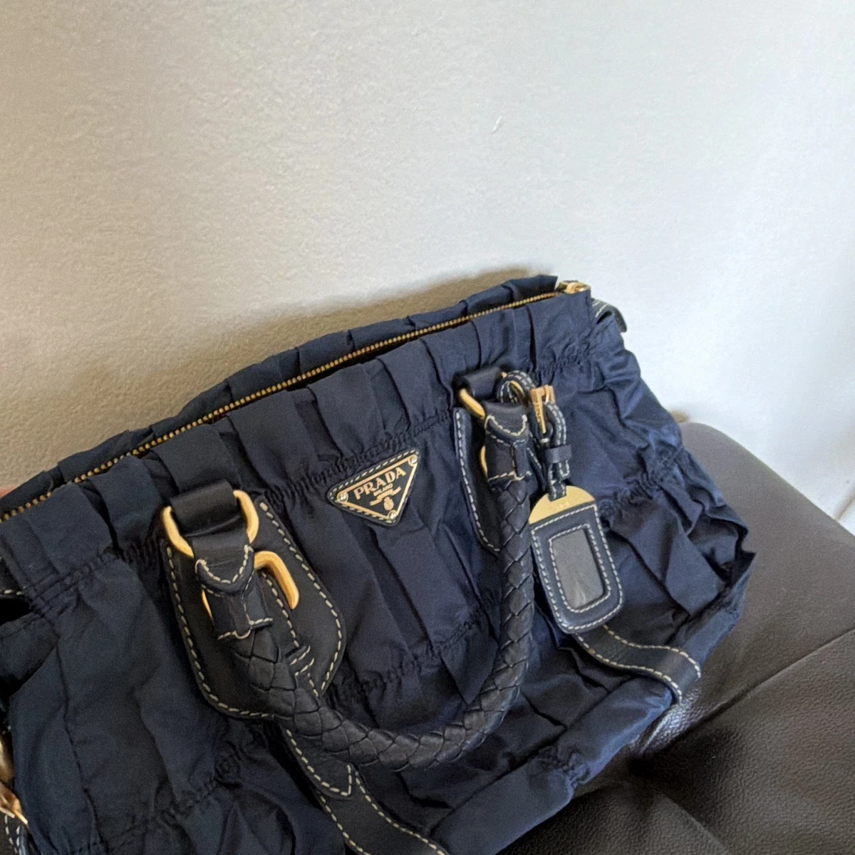 PRADA Blue Nylon Exterior Bags & Handbags for Women for sale | eBay
