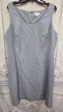 NWOT Tahari Arthur Levin 18 Sleeveless Tank Gray Dress 125917