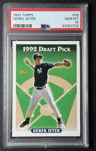 DEREK JETER PSA 10 1993 TOPPS #98 ROOKIE RC YANKEES GEM MINT 3733