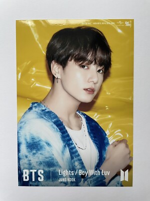 BTS JUNGKOOK LIGHTS/BOY WITH LUV JAPAN JP POSTCARD
