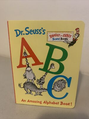 Dr. Seuss s Bright And Early Board Book ABC An Amazing Alphabet Book! Kids Book