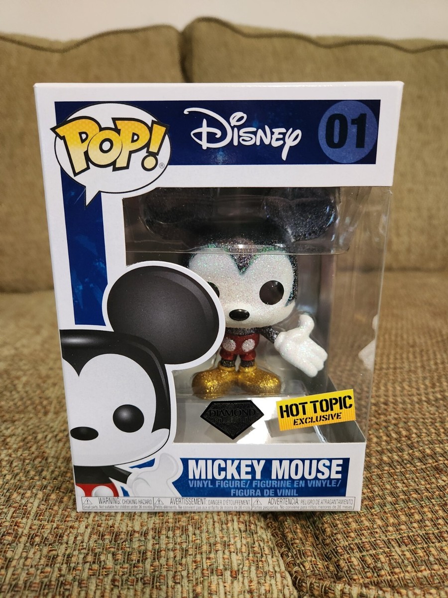 Funko Pop! Disney Mickey Mouse Diamond Hot Topic Exclusive #01 | eBay