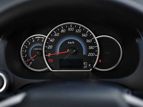 For Mitsubishi Space Star II 2012- Chrome Gauge Trim Dial Rings Polished Alloy - Imagen 5 de 5