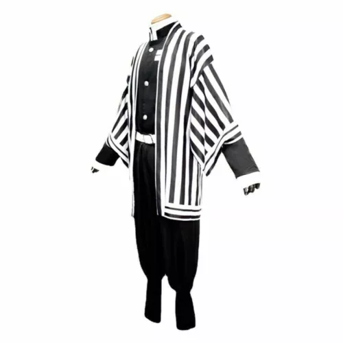 Anime Demon Slayer Kimetsu no Yaiba Iguro Obanai Halloween Cosplay Costume Wig - Picture 6 of 13