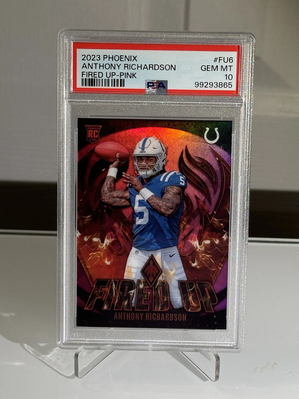 Anthony Richardson Panini Phoenix Fired Up #FU6 Pink