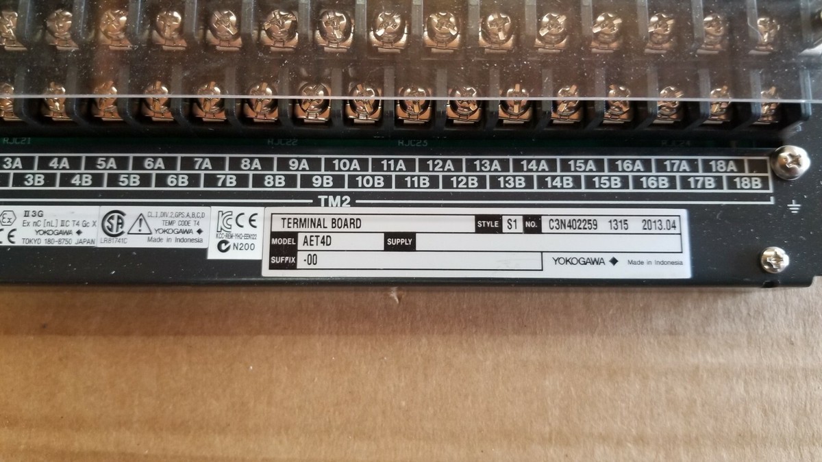 YOKOGAWA AET4D Terminal Board GOOD! | eBay