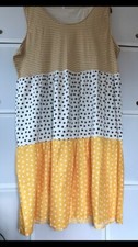 Women’s sleeveless plus Size 22 yellow  dress
