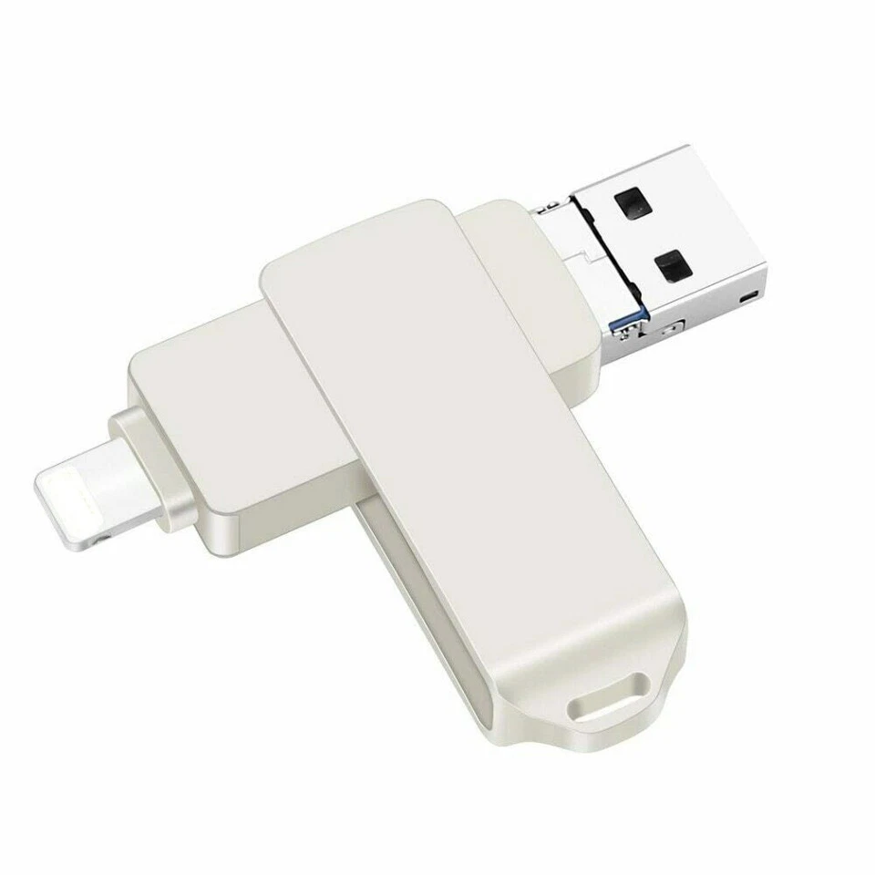 2TB 1TB 3 in 1 Flash Drive OTG Memory Stick External Storage for iPhone/Android - Image 2 of 4