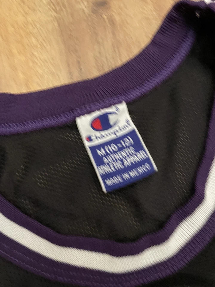 Camiseta deportiva vintage de los 90 Peja Stojakovic #16 campeón de Sacramento Kings juvenil 10/12 Foto 4 de 4