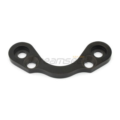 1x Schwarz Lenkererhöhung Baumadapter Obere Klemme für Harley Springer Paughco