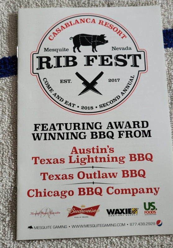 SMALL 2018 EVENTS & ADVERTISING - MESQUITE RIB FEST - CASA BLANCA & VIRGIN RIVER