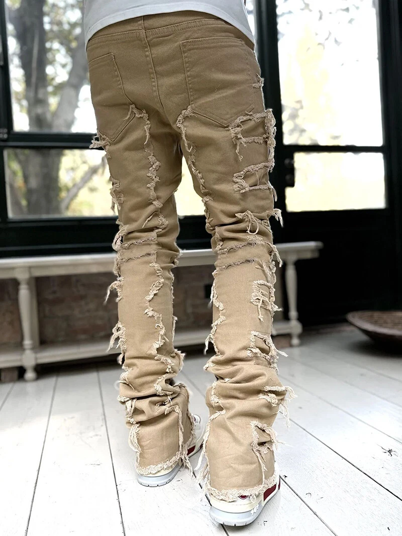 Best stacked sale jeans