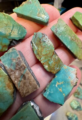 Bell Trading Post Corinthian Turquoise slabs! 39 grams Kings Manassa Pre-backed!