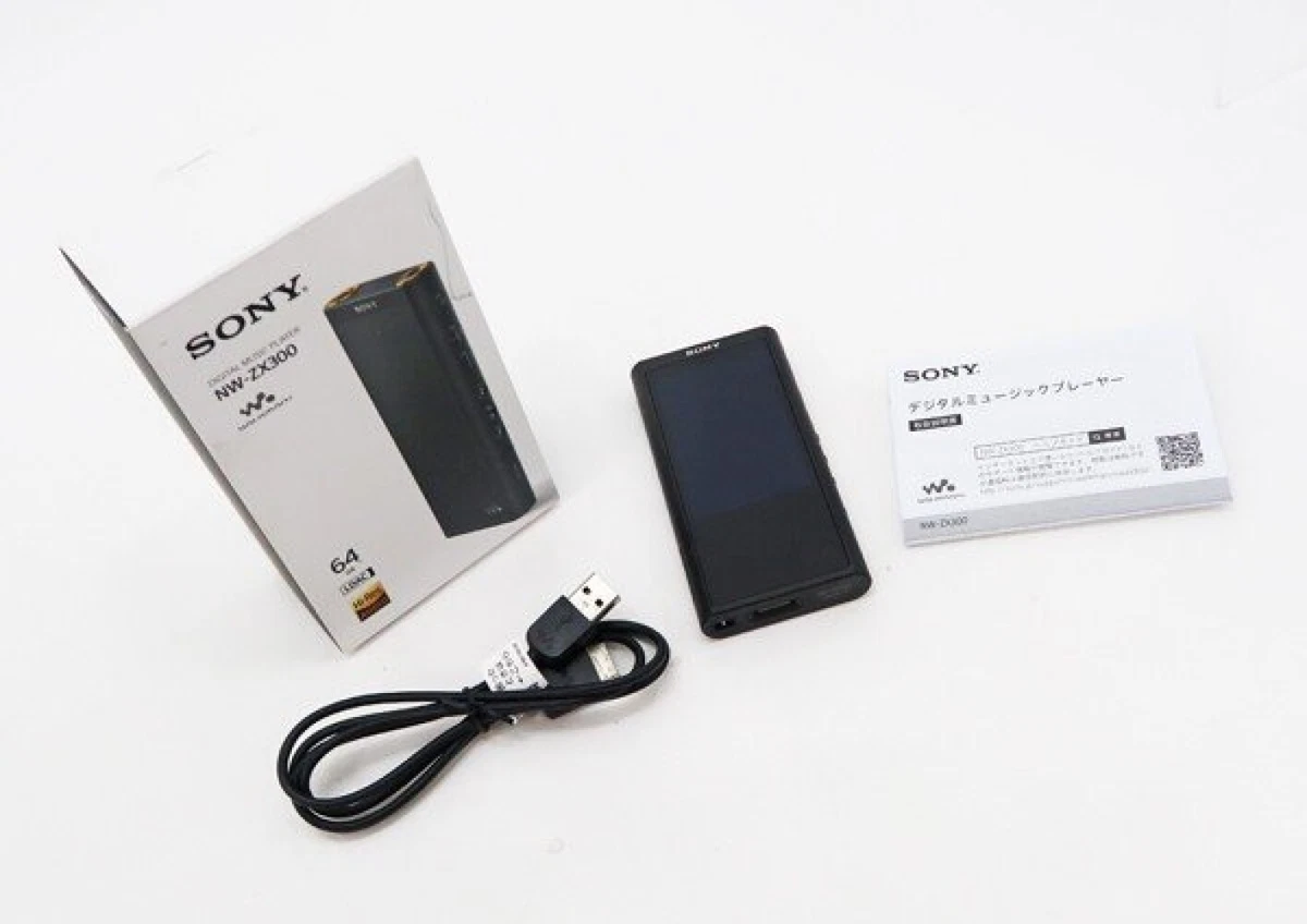 Sony NW-ZX300 Black Hi-Res Walkman 64GB Digital Music Player Japan