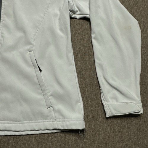 Microsoft Windows North End Soft Shell Jacket Womens S White Hooded Coat - Picture 10 of 17