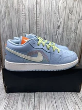 Nike Air Jordan 1 Low SE Psychic Blue DO8227 400 Size 7Y/Women Size 8.5 No Lid
