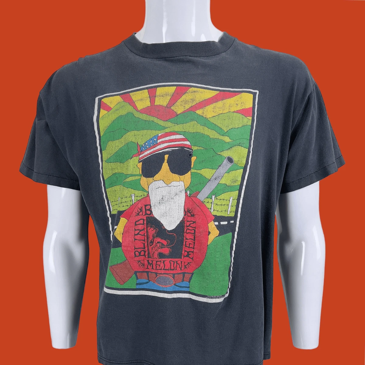 Vintage 90s Blind Melon Tour T-shirt Pre-Owned Shannon Hoon Brockum Tee Size L