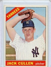 1966 Topps Jack Cullen New York Yankees #31 💥💥🎆 VGEX+