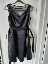 Lindy Bop Black Evening Wedding Guest Sleeveless Dress BNWT Women Size 12