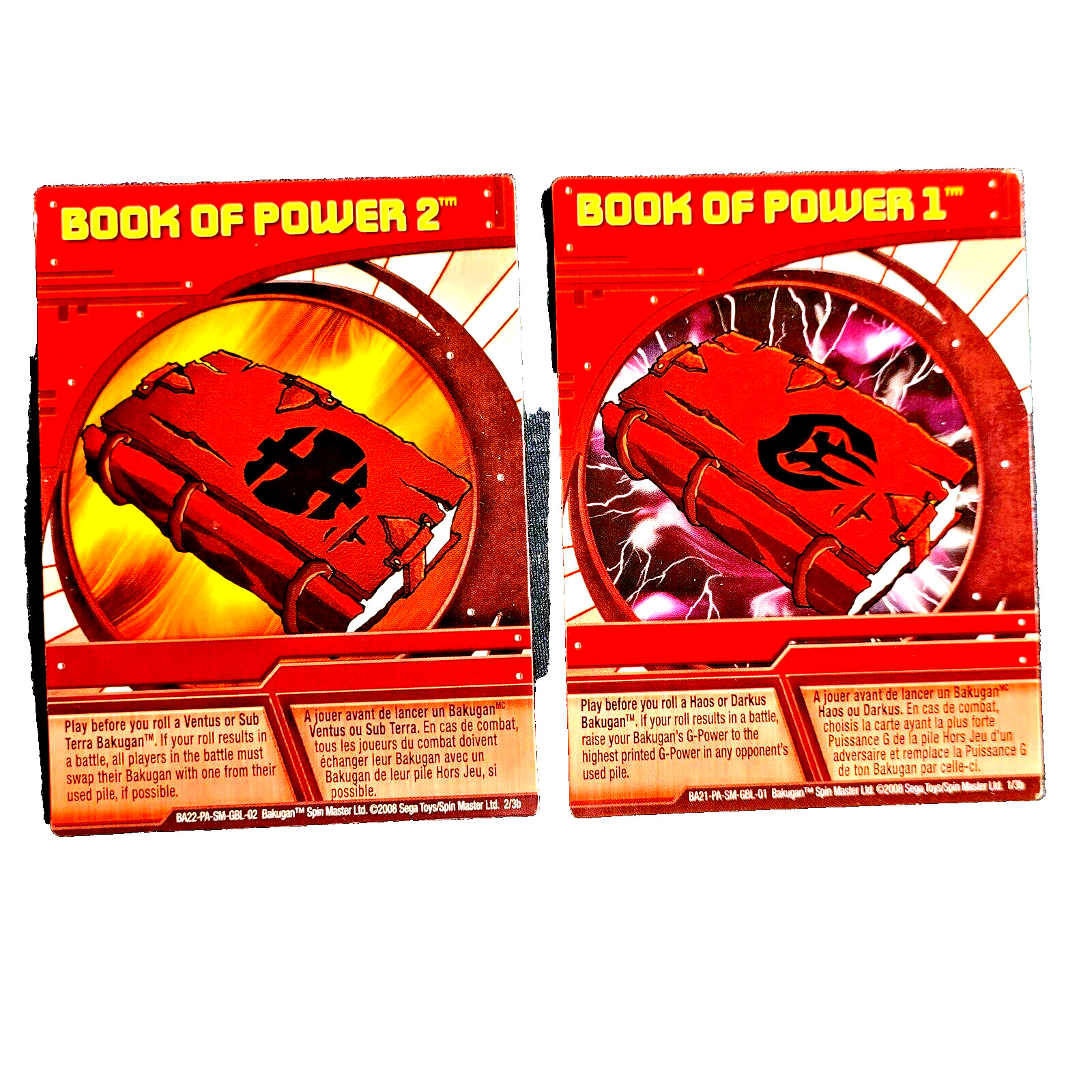 Bakugan Card, BOOK OF POWER 1,BA21 & 2,BA22💥JUST FOUND💥READ DISCRIP