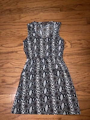Robe Imprimé Animalier Speed Control - Taille L, Longueur Genoux - Manches Courtes - Occasion Très Bon état