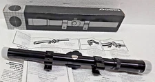 Tasco RF4X15 Rimfire Rifle Scope 15mm 4x15 mm Reticle New In Box