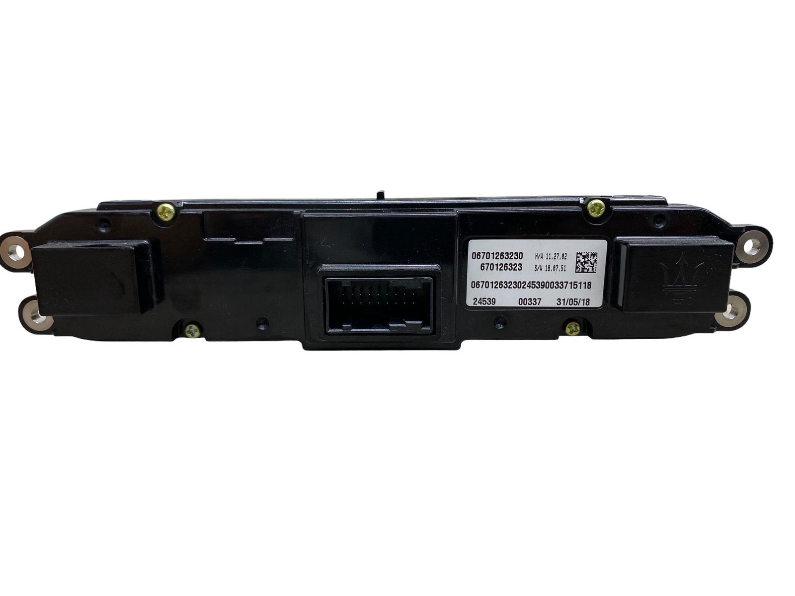 2017-2024 MASERATI LEVANTE FRONT A/C CLIMATE TEMPERATURE CONTROL SWITCH PANEL