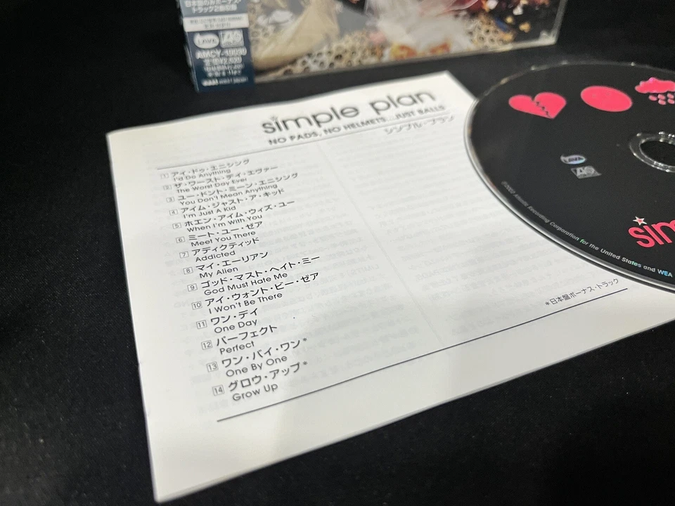 Simple Plan No Pads, No Helmets...Just Balls Japan OBI CD (Lava 2002) Pop Punk - Image 4 of 4