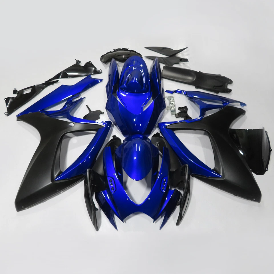 Blue & Black Fairing Kit for Suzuki GSXR600/750 2006 2007 ABS Injection Bodywork - Image 4 of 4