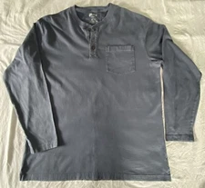 Duluth Trading Co. Men’s Longtail T Long Sleeve Henley size L