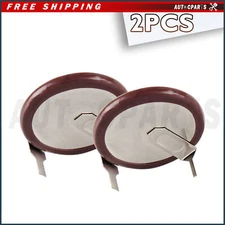 2pcs Key Remote Battery For VL2020 BMW  For Rechargeable PANASONIC 90 degree