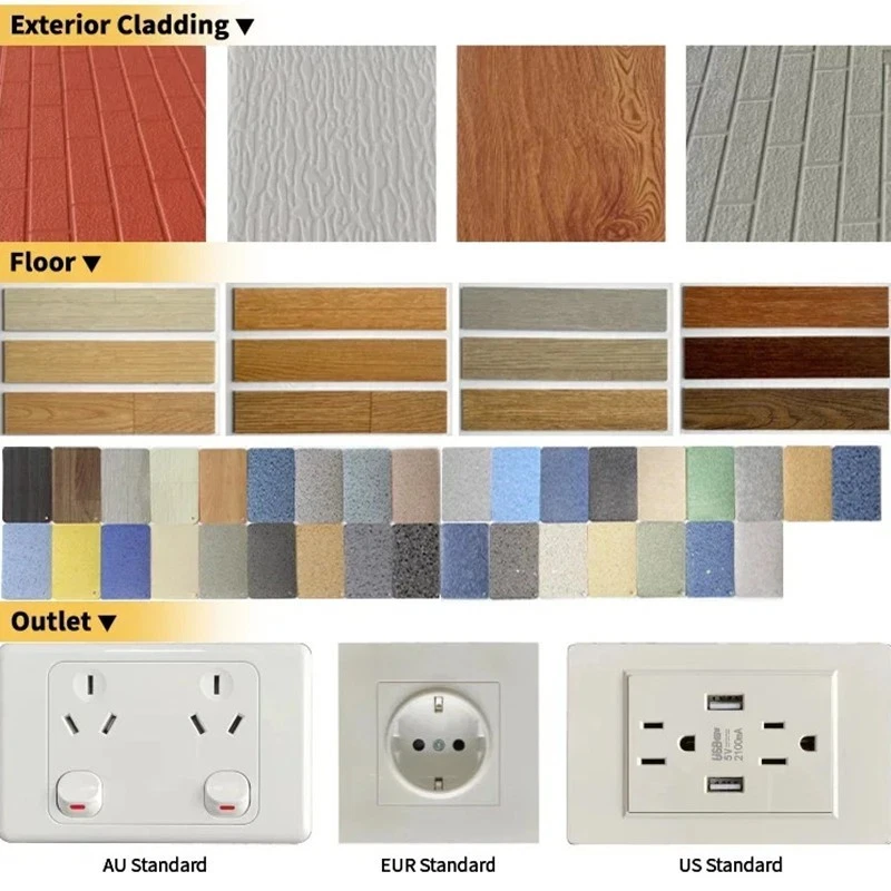 Factory Direct Sales 40FT Expandable Prefab House Anti Rust Prefab Tiny House - Image 2 of 4