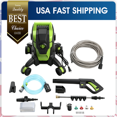 #ad 3.0 GPM Electric Pressure Washer 2500PSI Power Washer with Anti Tipping Design $130.99