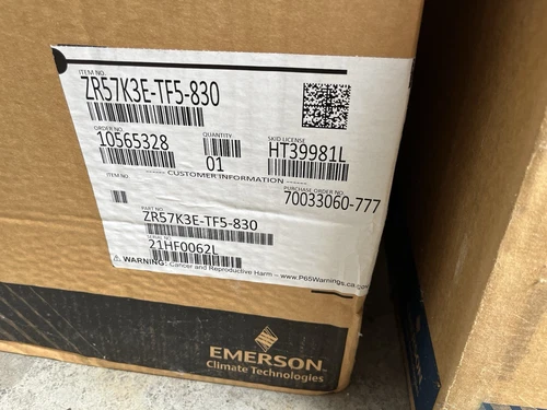 NEW Rheem Ruud Lennox ICP Emerson Copeland Scroll Compressor  ZR57K3E-TF5-830