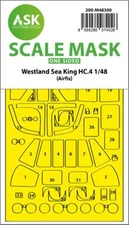 1/48 Artscale Westland Sea King HC.4 one-sided express fit mask for Airfix