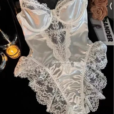 white lace teddy products for sale | eBay
