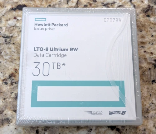 HP Hewlett Packard Enterprise LTO-8 Ultriurm RW Data Cartridge 30 TB Q2078A