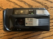 Ricoh FF-90 Super 35mm AF Point  Shoot Camera w/35mm f2.8 Lens Tested to work