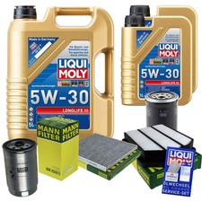 INSPEKTIONSKIT FILTER LIQUI MOLY ÖL 7L 5W-30 für KIA Carens III UN 2.0 CRDi 135