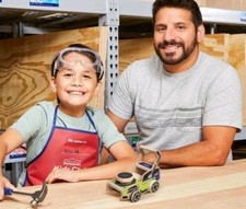 Lowe  s Lawn Mower DIY Kids Workshop Kit With Patch March 2026 NEW
