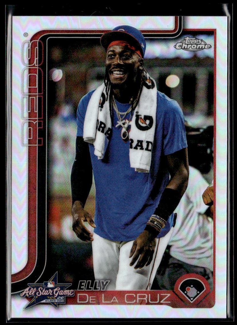 2025 Topps Chrome Update All Star Game Image Variation Elly De La Cruz